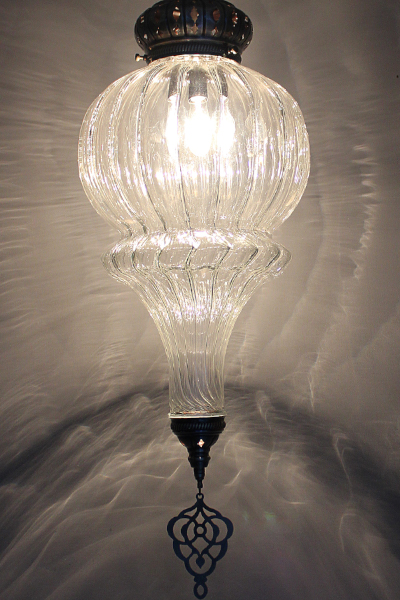 Stylish Pyrex Hanging Lamp Model 6